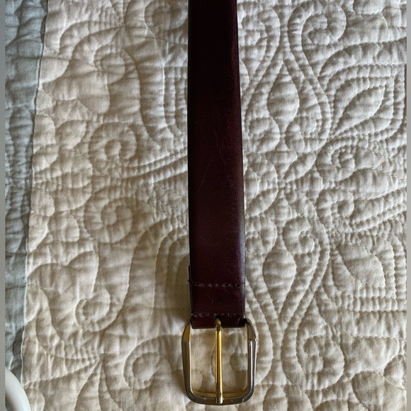 Christian Dior Split Leather Brown Belt - Picture 3 of 12